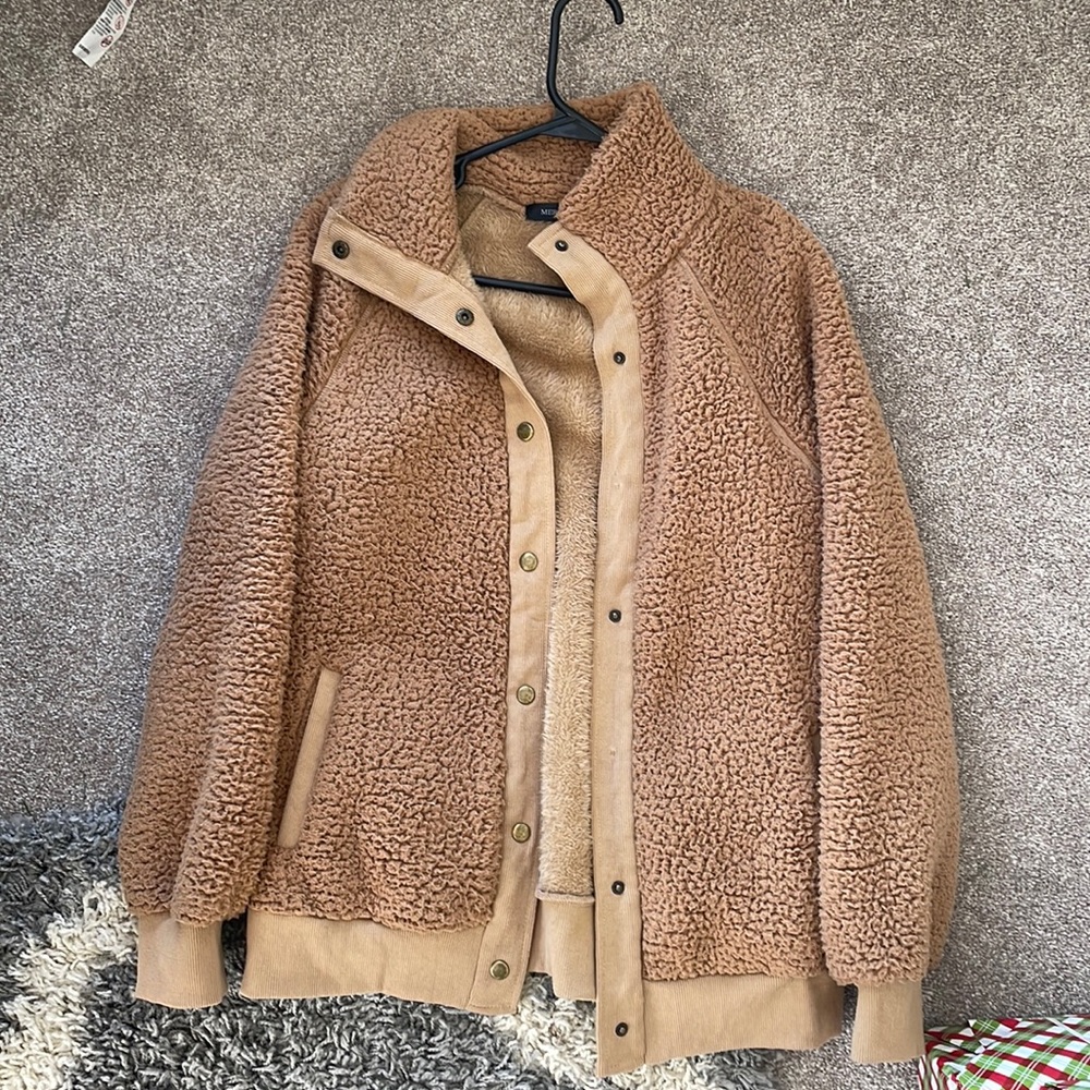 Brown Sherpa coat